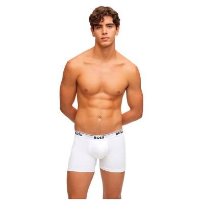 боксерки,мъжко,бельо,boss,power,boxers,3,units,white