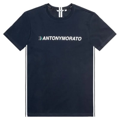 тениска,мъжки,тениски,antony,morato,mmks02094,fa100144,7073,slim,fit,short,sleeve,t,shirt,blue,(blue)