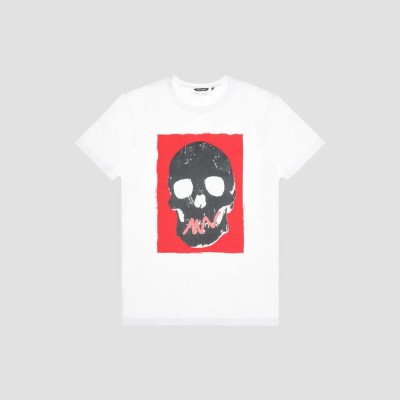 тениска,мъжки,тениски,antony,morato,mmks02136,fa100227,1000,slim,fit,short,sleeve,t,shirt,white,(white)