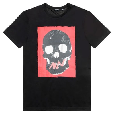 тениска,мъжки,тениски,antony,morato,mmks02136,fa100227,9000,slim,fit,short,sleeve,t,shirt,black,(black)