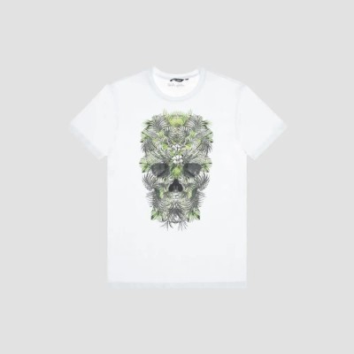 тениска,мъжки,тениски,antony,morato,mmks02168,fa100144,1000,slim,fit,short,sleeve,t,shirt,white,(white)