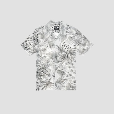 риза,с,къс,ръкав,мъжки,ризи,antony,morato,mmss00171,fa430513,1011,honolulu,straight,fit,short,sleeve,shirt,white,(white)
