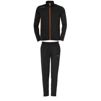 анцуг,детски,анцузи,uhlsport,essential,classic,tracksuit,black,(black,fluo,orange)