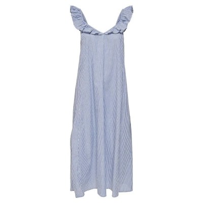 рокля,дамски,поли,и,рокли,only,allie,strap,a,calf,y,d,sleeveless,dress,cloud,dancer,stripes,y,d,blue,stripe,(blue)