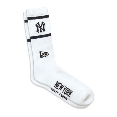 чорапи,мъжки,чорапи,new,era,mlb,premium,crew,socks,white,(new,york,yankees,white)