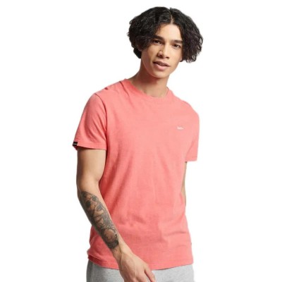 тениска,мъжки,тениски,дамски,тениски,superdry,essential,small,logo,short,sleeve,t,shirt,red,(coral,marl)