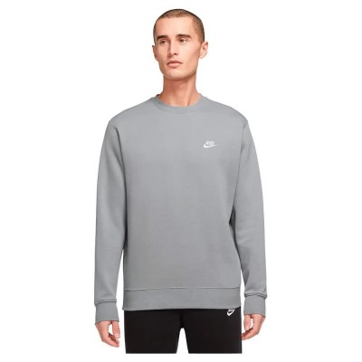 блуза,мъжки,пуловери,nike,sportswear,club,sweatshirt,grey,(particle,grey,white)