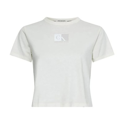 тениска,дамски,тениски,calvin,klein,jeans,logo,box,short,sleeve,t,shirt,white