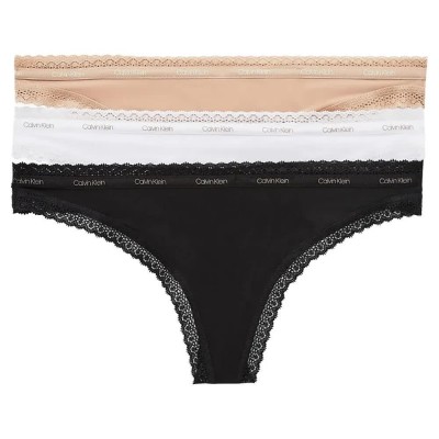 дамско,бельо,дамски,бикини,и,танкини,calvin,klein,qd3802e,thong,3,units,multicolor,(fiy,black,white,hone)