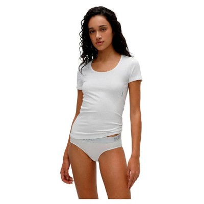 дамско,бельо,дамски,бикини,и,танкини,hugo,short,sleeve,base,layer,2,units,white