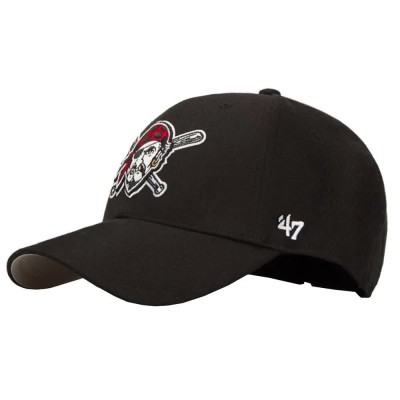 шапка,всички,шапки,47,lb,pittsburgh,pirates,cap,black,(black)