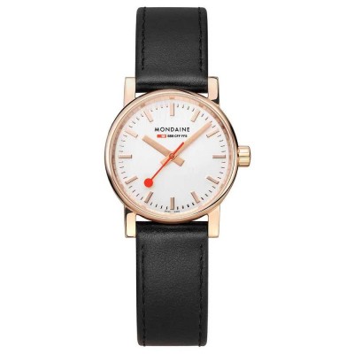 часовник,часовници,mondaine,evo2,rose,gold,30,mm,woman,watch,white,black,(silver,st.,steel,polished,ip,rose,gold,plated)