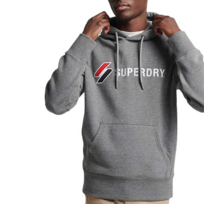 суичър,мъжки,пуловери,superdry,code,sl,applique,hoodie,grey