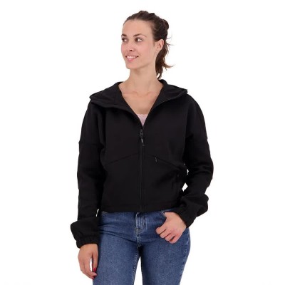 блуза,дамски,блузи,superdry,code,tech,full,zip,sweatshirt,black