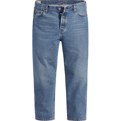 дънки,дамски,панталони,levi´s,501,original,cropped,jeans,blue