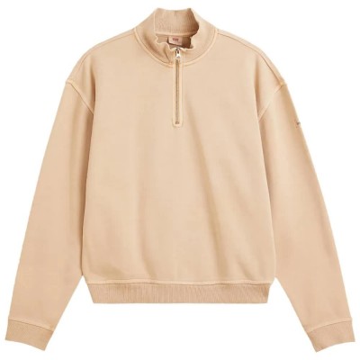 блуза,дамски,блузи,levi´s,®,rue,half,zip,sweatshirt,beige,(granola)