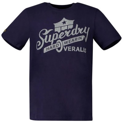 тениска,мъжки,тениски,superdry,vintage,script,style,ww,t,shirt,rinse,navy,(blue)
