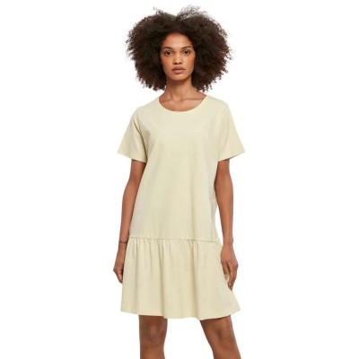 рокля,дамски,поли,и,рокли,urban,classics,valance,short,sleeve,short,dress,beige,(soft,yellow)