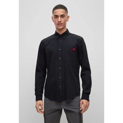 риза,с,дълъг,ръкав,мъжки,ризи,hugo,evito,long,sleeve,shirt,black,(black)