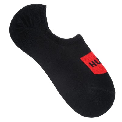 чорапи,мъжки,чорапи,hugo,low,cut,label,socks,2,pairs,black,(blue)