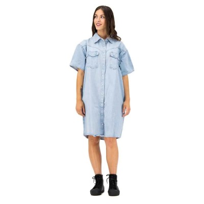 рокля,дамски,поли,и,рокли,levi´s,®,elowen,western,dress,blue,(z3341,indigo,stonewash)