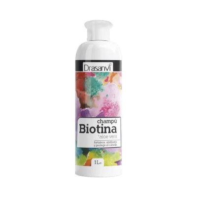 хигиена,коса,drasanvi,biotin,and,aloe,vera,shampoo,1l,multicolour