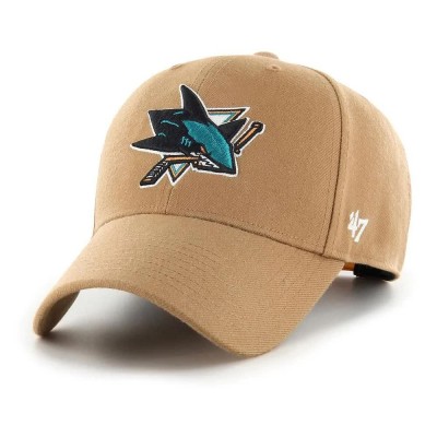 шапка,с,козирка,всички,шапки,47,nhl,san,jose,sharks,mvp,snapback,cap,camel,(green)