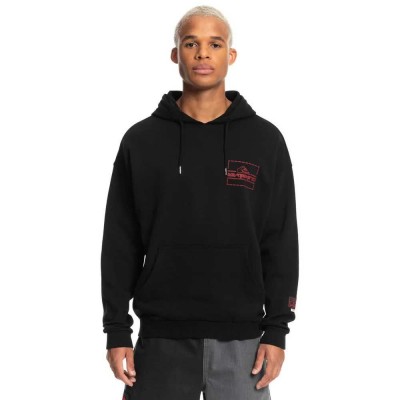 суичър,мъжки,пуловери,quiksilver,upside,down,hoodie,black,(anthracite,solid)