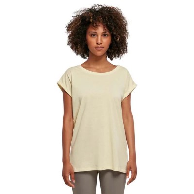 тениска,дамски,тениски,build,your,brand,extended,short,sleeve,t,shirt,soft,yellow,(beige)