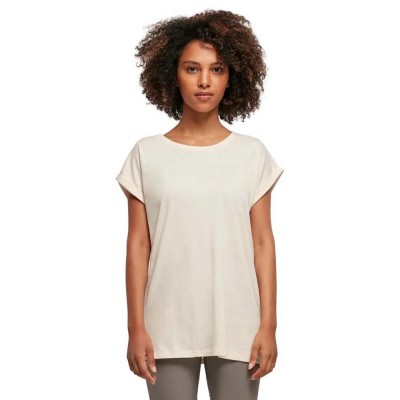 тениска,дамски,тениски,build,your,brand,extended,short,sleeve,t,shirt,white,sand,(white)