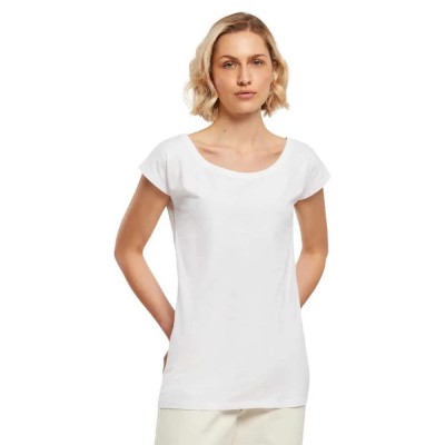 тениска,дамски,тениски,build,your,brand,wide,neck,short,sleeve,t,shirt,white