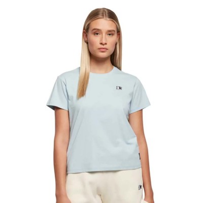 блуза,дамски,пуловери,дамски,плетени,дрехи,starter,black,label,essential,short,sleeve,sweater,blue,(ice,water,blue)
