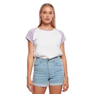тениска,дамски,тениски,urban,classics,contrast,raglan,short,sleeve,t,shirt,white,(white,lilac)
