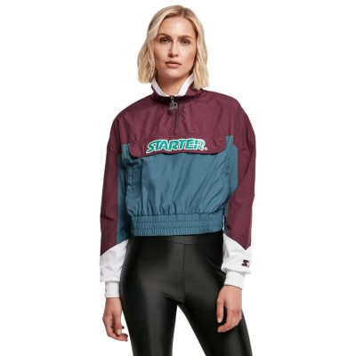 яке,дамски,якета,и,палта,starter,black,label,colorblock,jacket,blue,(dark,violet,teal)