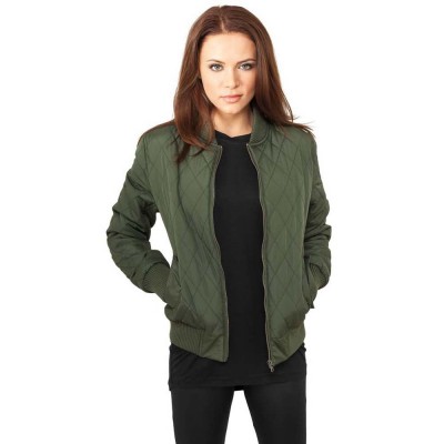 яке,дамски,якета,и,палта,urban,classics,diamond,quilt,nylon,jacket,green