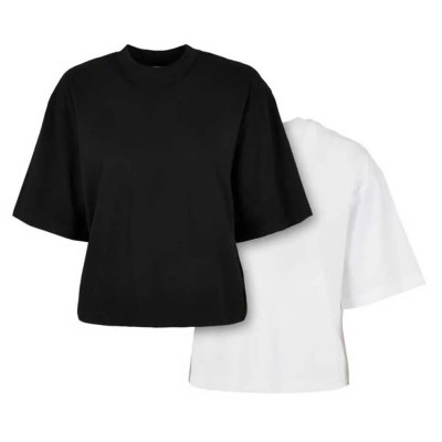 тениска,дамски,тениски,urban,classics,organic,oversized,short,sleeve,t,shirt,2,units,black,(white,black)