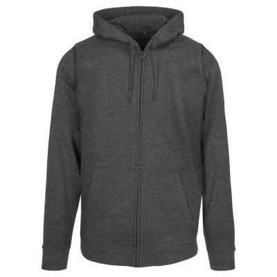 блуза,мъжки,пуловери,build,your,brand,basic,full,zip,sweatshirt,charcoal,(grey)