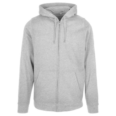 блуза,мъжки,пуловери,build,your,brand,basic,full,zip,sweatshirt,heather,grey,(grey)
