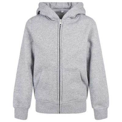 блуза,детски,блузи,build,your,brand,organic,basic,full,zip,sweatshirt,heather,grey,(grey)