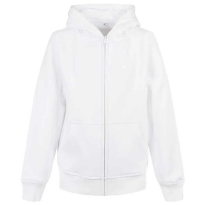 блуза,детски,блузи,build,your,brand,organic,basic,full,zip,sweatshirt,white