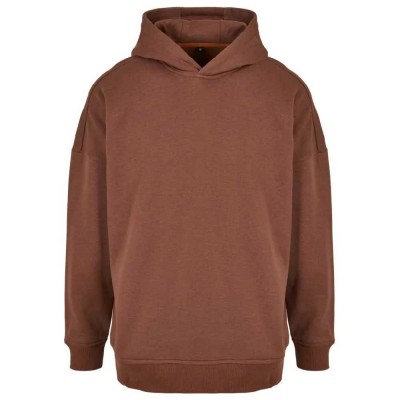 суичър,мъжки,пуловери,build,your,brand,oversized,cut,on,hoodie,bark,(red)