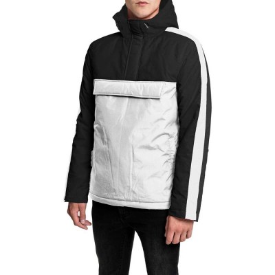 суичър,мъжки,пуловери,urban,classics,3,tone,padded,hoodie,white