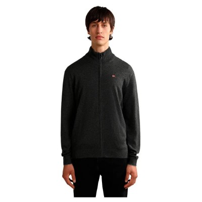 блуза,мъжки,пуловери,napapijri,damavand,3,sweater,dark,grey,melange,(black)