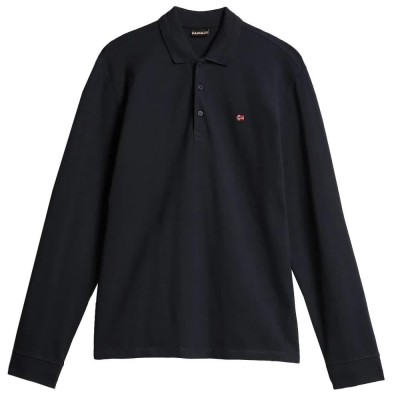 мъжки,блузи,с,яка,napapijri,ealis,long,sleeve,polo,black,(blue,marine)