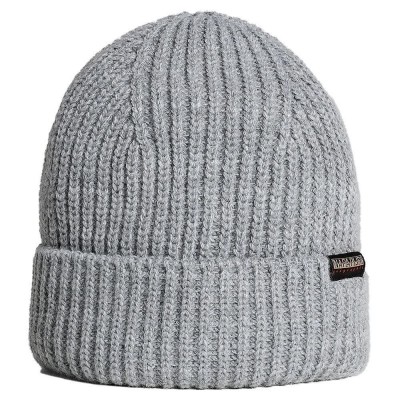шапка,всички,шапки,napapijri,foli,3,beanie,grey,(medium,grey,melange)