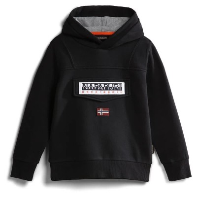 суичър,детски,блузи,napapijri,k,burgee,w,2,hoodie,black,041,(black)