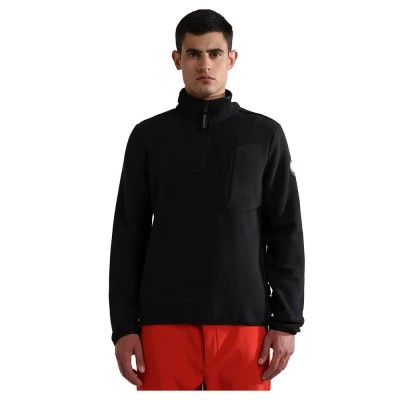 блуза,мъжки,пуловери,napapijri,t,vulkan,half,zip,sweatshirt,black