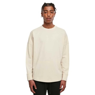 блуза,мъжки,пуловери,build,your,brand,oversized,cut,on,sweatshirt,sand,(beige)