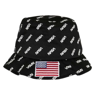 тениска,всички,шапки,mister,tee,nasa,all,over,hat,black,(black)
