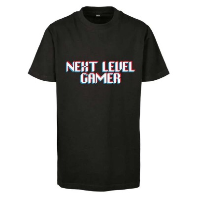 тениска,детски,тениски,mister,tee,next,level,gamer,short,sleeve,t,shirt,black,(black)